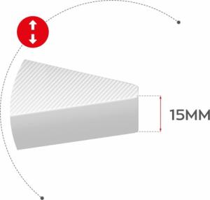 Biurko Huzaro Hero 7.0 Białe 154 cmx117 cm 8