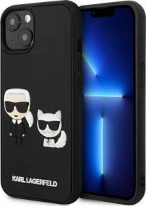 Karl Lagerfeld Karl Lagerfeld KLHCP13M3DRKCK iPhone 13 6,1" czarny/black hardcase Karl&Choupette Ikonik 3D 1