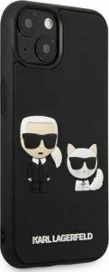 Karl Lagerfeld Karl Lagerfeld KLHCP13M3DRKCK iPhone 13 6,1" czarny/black hardcase Karl&Choupette Ikonik 3D 4