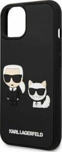 Karl Lagerfeld Karl Lagerfeld KLHCP13M3DRKCK iPhone 13 6,1" czarny/black hardcase Karl&Choupette Ikonik 3D 6