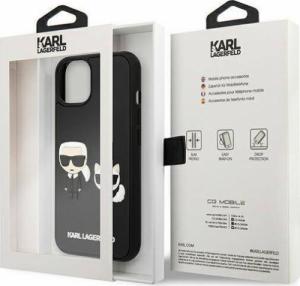 Karl Lagerfeld Karl Lagerfeld KLHCP13M3DRKCK iPhone 13 6,1" czarny/black hardcase Karl&Choupette Ikonik 3D 8