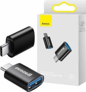Adapter USB Baseus Ingenuity OTG USB-C - USB Czarny  (ZJJQ000001) 2