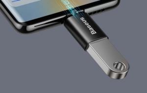 Adapter USB Baseus Ingenuity OTG USB-C - USB Czarny  (ZJJQ000001) 6