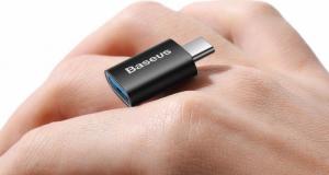 Adapter USB Baseus Ingenuity OTG USB-C - USB Czarny  (ZJJQ000001) 8