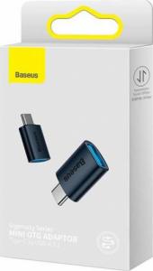 Adapter USB Baseus Ingenuity OTG USB-C - USB Niebieski  (ZJJQ000003) 5