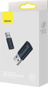 Adapter USB Baseus Ingenuity OTG USB-C - USB Niebieski (ZJJQ000103) 6