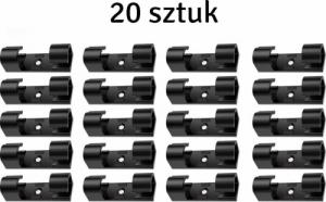 Organizer zakupytv.net Uchwyt Czarny 20 sztuk 3