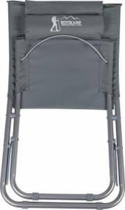 Royokamp  Leżak fotel plażowy składany szary 2