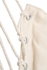 Royokamp  Hamak fotel brazylijski 90x50cm natura biały z wszytą poduszką 4