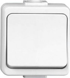 Timex JANTAR-bis Przycisk zwierny /dzwonek/ n/t IP44 biały WNT-7J-b 1
