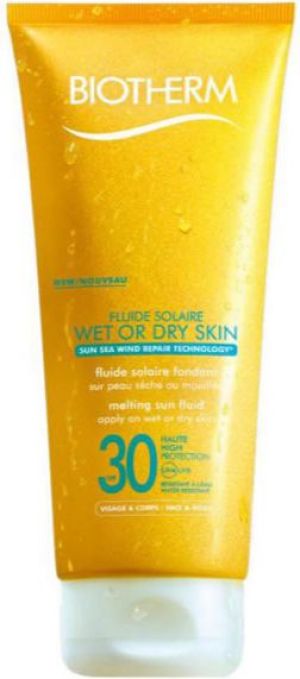 Biotherm Sun Fluide Solaire Wet and Dry Skin SPF30 200ml 1