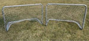 Enero Zestaw 2 bramek do piłki nożnej z siatką 78x56x45 cm 2