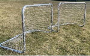 Enero Zestaw 2 bramek do piłki nożnej z siatką 78x56x45 cm 3