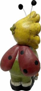 Saska Garden Kwietnik ogrodowy pszczółka, biedronka wys. 34,5cm 2