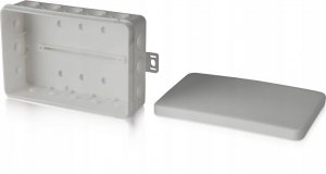 Spamel E128 - Puszka odgałęźna naścienna szara - 134 x 89 x 40 mm 2