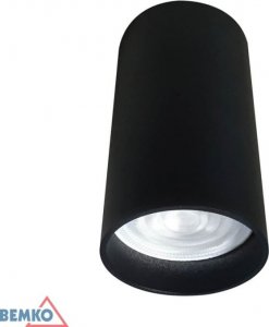 Lampa sufitowa Bemko Oprawa nasufitowa punktowa ULTER nieregulowana fi55 GU10 max. 1x50W czarna C23-DLU-R-GU10-150-BL 1