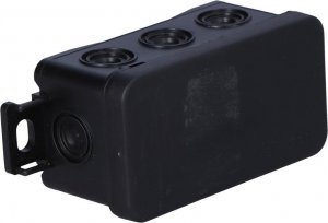 Simet Puszka naścienna 85x40x45mm z dławnicą zintegrowaną samozatrzaskowa seria FASTBOX&ampHOOK czarna IP54 NS8 35357107 2