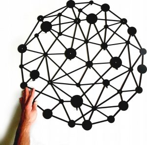 Decolicious Wieszak na ścianę ATOOMY 4