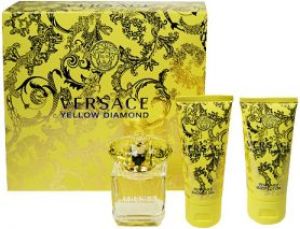 Versace Versace Yellow Diamond EDT/S 50ml + Balsam 50ml + żel pod prysznic 50ml 1