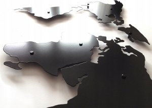 Decolicious Dekoracyjna Mapa Świata 3D 3