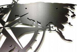 Decolicious Dekoracyjna Mapa Świata Compass 3D 4