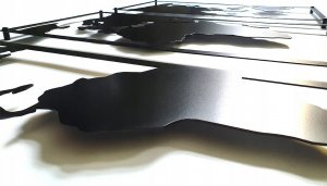 Decolicious Dekoracyjna Mapa Świata TRYPTYK 5