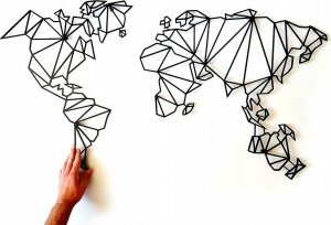 Decolicious Dekoracyjna Mapa Świata GEO 5