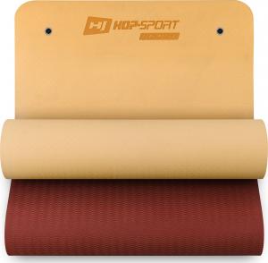 Hop-Sport Mata treningowa HS-T008GM 183 cm x 61 cm x 0.8 cm pomarańczowo-czerwona 1