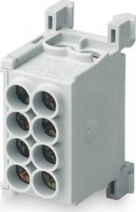 MOREK Blok rozdzielczy MAG25-2 kolor szary 4x25mm² 400V VDE MAG1250A32 1