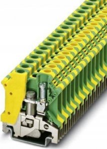Phoenix Contact Złączka szynowa przewodu ochronnego 6mm2 zielono-żółta TB 6-PE I Essential 3059870 1