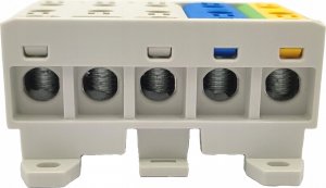 Incobex Listwa zaciskowa pięciopolowa ZGX 5x35 mm2 (3P+N+PE) ENE-00390 2