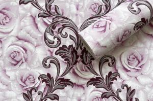 MallDeco Model tapety winylowej Fransist Decor, fioletowy 3-0980, 0.53m*10.06m 2