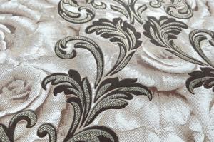 MallDeco Tapet de vinil model Fransist Decor, Bej 1-0980, 0.53m*10.06m 4