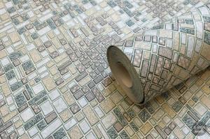 MallDeco TAPETA WINYLOWA MODEL DJANGO ZIELONA 3