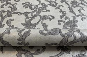 MallDeco TAPETA WINYLOWA BELIS DECOR SREBRNO-PERŁOWA 2