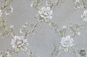 MallDeco CLEMATIS CIEMNOSZARA TAPETA WINYLOWA 2