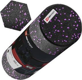 Hop-Sport Wałek roller do masażu EPP pełny 33 cm fioletowy 1