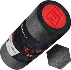 Hop-Sport Wałek roller do masażu EPE 30 cm czarno-czerwony 1