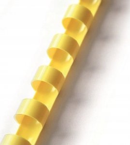 Argo Grzbiet plastikowy 38mm ARGO 405386 żółty 50 szt 1