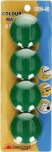 Argo Magnesy 40mm ARGO WF 607305 zielone 4 szt 1