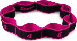 Hop-Sport Guma gimnastyczna do rozciągania różowa 2