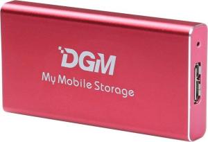 Dysk zewnętrzny SSD DGM My Mobile Storage 512GB Czerwony (MMS512RD) 1