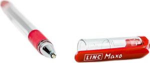 Linc Długopis kulkowy LINC MAXO 3010RED czerwony 0.7 2