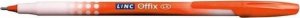 Linc Długopis kulkowy LINC OFFIX 1500ORA pomarańczowy 1.0 1