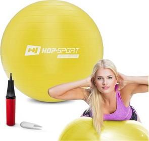 Hop-Sport Piłka fitness 45cm z pompką - żółta 1