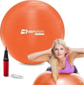 Hop-Sport Piłka fitness 65cm z pompką - pomarańczowa 1