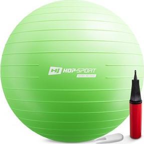 Hop-Sport Piłka fitness 75cm z pompką - zielona 1