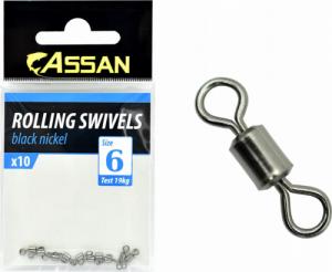Assan KRĘTLIKI Wałeczkowe ASSAN KRĘTLIK 10szt r 6/30 kg 1