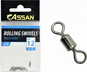Assan KRĘTLIKI Wałeczkowe ASSAN KRĘTLIK 10szt r 12/9 kg 1