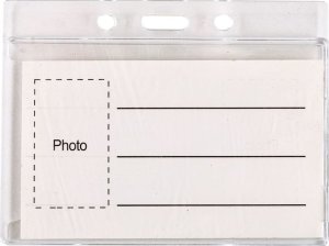 Centrum Identyfikator plastikowy 70x92 mm CENTRUM 82076 transparentny plastikowy 1